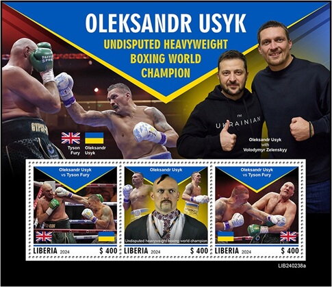 Oleksandr Usyk Undisputed Heavyweight Boxing World Champion