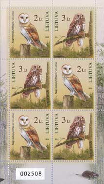 Red Book of Lithuania (2014) - Owls