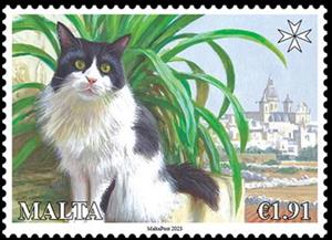 Stamp, Cats of Malta, Malta,  , Cats