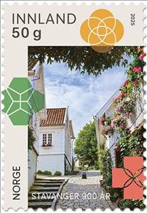 Stamp, Old Town of Stavanger, Norway,  , Townscapes / City Views