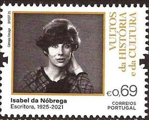 Stamp, Isabel da Nóbrega, Author, Portugal,  , Authors, Famous People, Literary People (Poets and Writers), Literature, Women