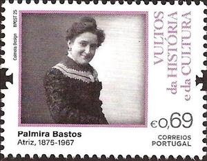 Stamp, Palmira Bastos, Actress, Portugal,  , Actors, Famous People, Women