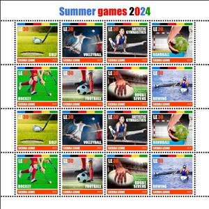 Full Pane, 2024 Summer Olympic Games, Paris, Sierra Leone,  , Sports