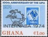 Stamp, Overprinted, Ghana,  , UPU, Stamps, Philatelic Exhibitions, Rabbits