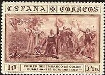 Stamp, Discovery of America, Spain,  , Discoveries, Expeditions, Explorers, People