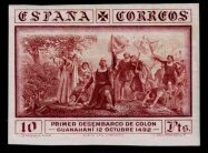 Stamp, Discovery of America, Spain,  , Discoveries, Expeditions, Explorers, People