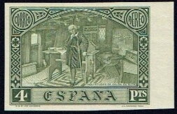 Stamp, Discovery of America, Spain,  , Discoverers, Expeditions, Explorers, Famous People