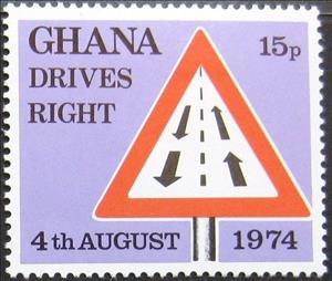 Stamp, Two Way Traffic, Ghana,  