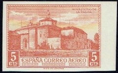 Stamp, Discovery of America, Spain,  , Buildings, Discoveries, Expeditions, Monasteries and Convents