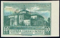 Stamp, Discovery of America, Spain,  , Buildings, Discoveries, Expeditions, Monasteries and Convents