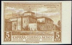Stamp, Discovery of America - La Rábida Monastery, Spain,  , Buildings, Discoveries, Expeditions, Monasteries and Convents