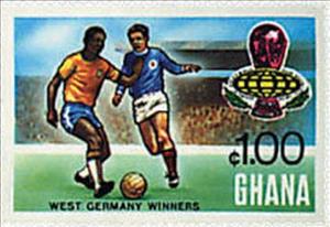 Stamp, Overprinted, Ghana,  