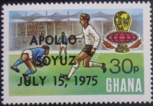 Stamp, Overprinted, Ghana,  , Sport