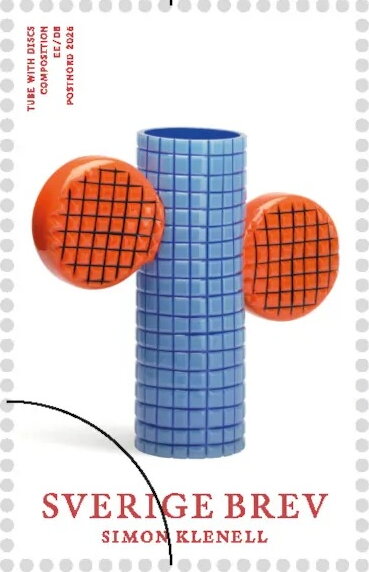 Tube with Discs by Simon Klenell