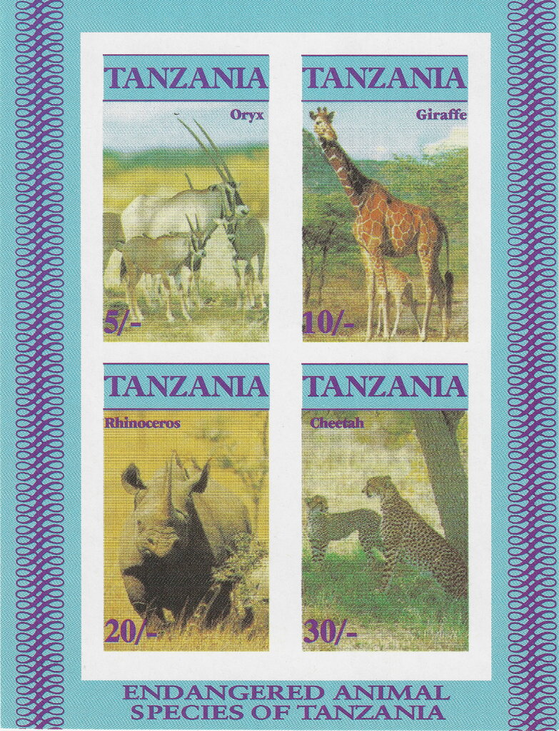 Endangered Animal Species of Tanzania