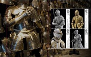 Booklet Pane, Royal Armories Collection, United Kingdom of Great Britain & Northern Ireland,  , Armors