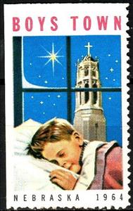 Stamp, Boys Town, Nebraska, United States of America,  , Charity, Children, Churches - Cathedrals - Basilicas - Chapels