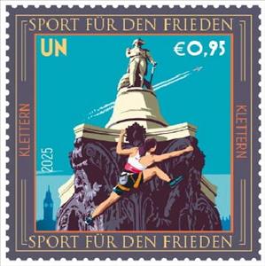 Stamp, Climbing, UNO Vienna,  , Freeclimbing