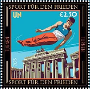 Stamp, Gymnastics, UNO Vienna,  , Gymnastics