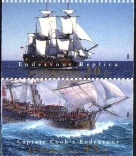 Cook's Endeavour, Replica At Sea