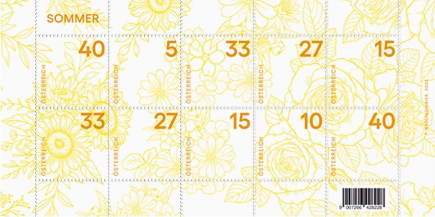 Summer Stamps : Flowers