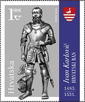 Stamp, Ivan Karlović, Croatia,  , Military Officers