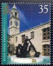 Stamp, Royal Naval Dockyard Views, Bermuda,  , Tourism
