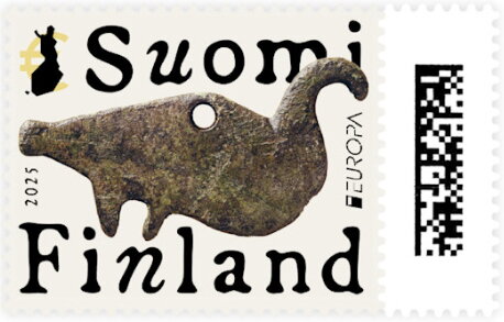 Stamp, Bird Pendant from Mikkeli, Finland,  , Archaeology, C.E.P.T. / Europe, Metalworking