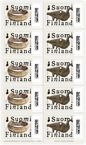 Booklet, Europa (C.E.P.T.) 2025 - Archaeological Discoveries, Finland,  , Archaeology, C.E.P.T. / Europe, Golden Objects, Metalworking