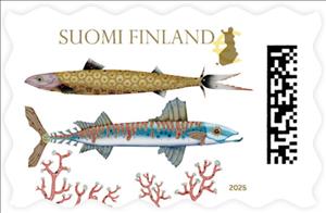 Stamp, Fish, Finland,  , Fishes