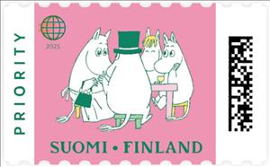 Stamp, Moomins, 80 Years, Finland,  , Cartoons, Comics, Fairy Tales