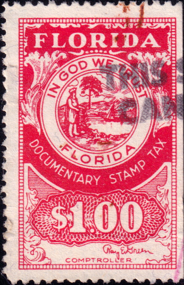 Documentary stamp tax (1955 : Green)