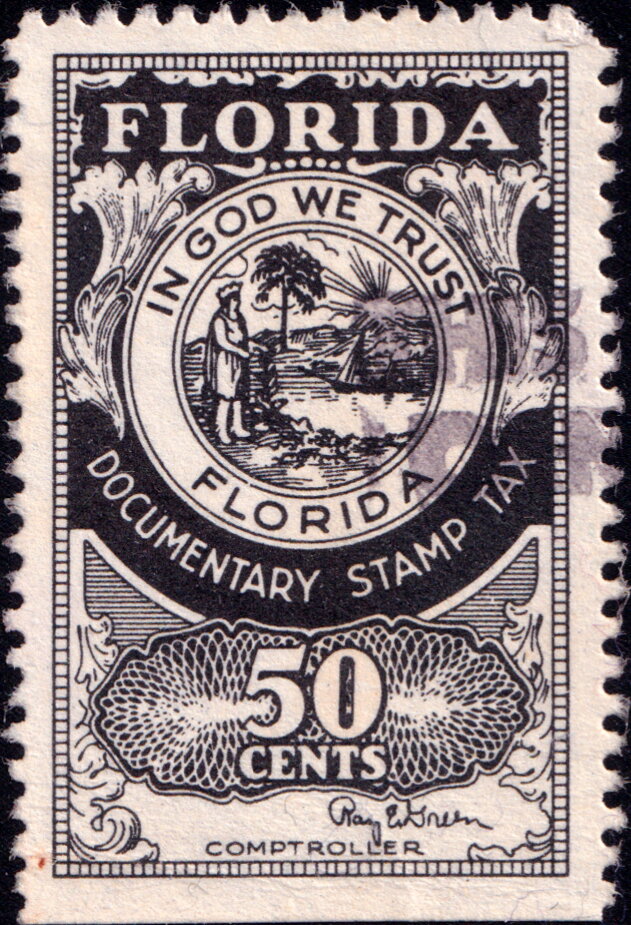 Documentary stamp tax (1955 : Green)