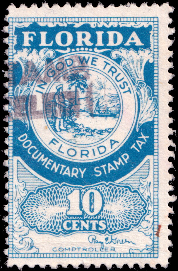 Documentary stamp tax (1955 : Green)