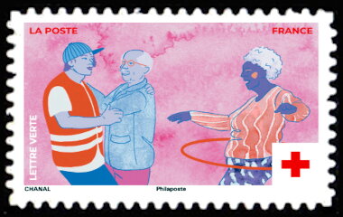 Stamp, Red Cross of France, France,  , Red Cross and Red Crescent