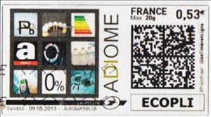 Stamp, Adiome, France,  , Geodesy and Surveying