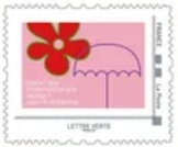 Stamp, Biennial International Design. Saint Etienne. Flower, France,  , Art, Expositions