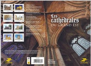 Souvenir Sheet, Cathedrals of the Grand Est, France,  , Churches - Cathedrals - Basilicas - Chapels