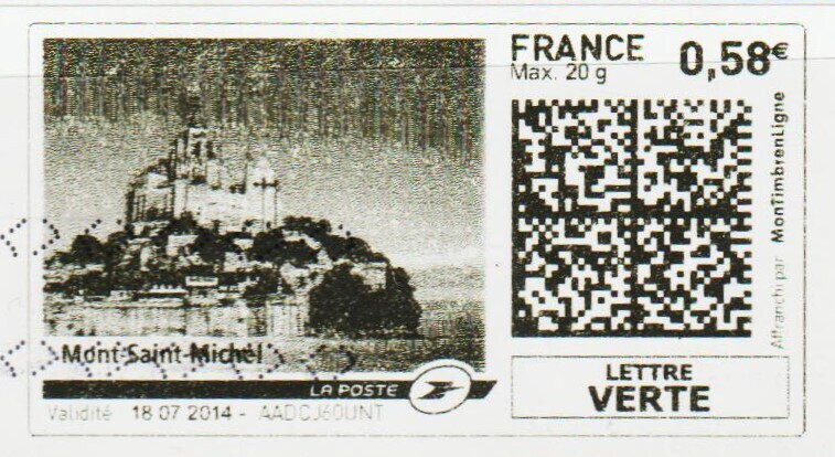 Mont Saint Michel 2 in black