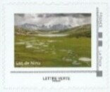 Stamp, Ninu Lake, France,  , Bridges, Islands, Mountains