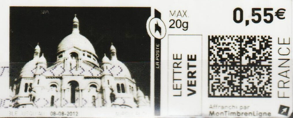 Sacre Coeur Basilique, Montmartre, Paris. Long Format