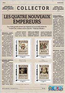 Souvenir Sheet, Universe One Piece. The Four New Emperors, France,  , Cartoons