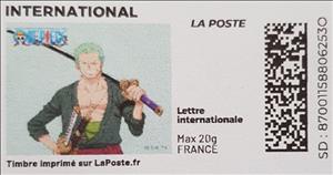 Stamp, Zoro, France,  , Cartoons