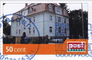 Stamp, Unknown Building, Germany, Modern Private Post Offices,  , Buildings