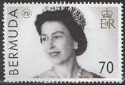 Queen Elizabeth II wearing tiara and small earrings
