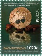 Stamp, Gold Plated Bronze Disc, Hungary,  , Archaeology, C.E.P.T. / Europe, Jewelery