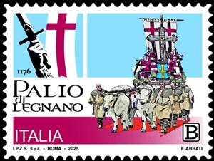 Stamp, Palio of Legnano, Italy,  , Cattle, Festivals, Tourism