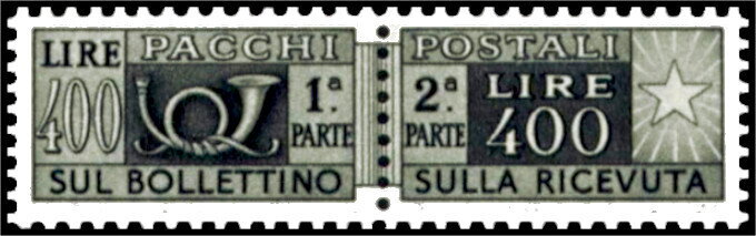 Post Horn - Wmk, stars II - 2nd issue