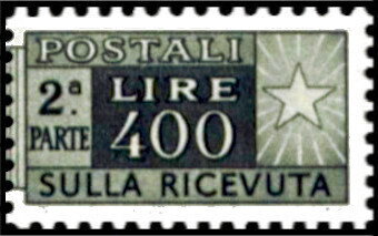 Post Horn - Wmk, stars II - 2nd issue - 2nd part