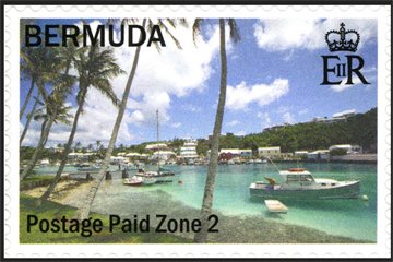Stamp, Flatts Inlet, Bermuda,  